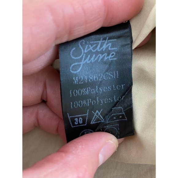 NWT Sixth June Paris Men's S Beige Button Up Shirt - Picture 6 of 8